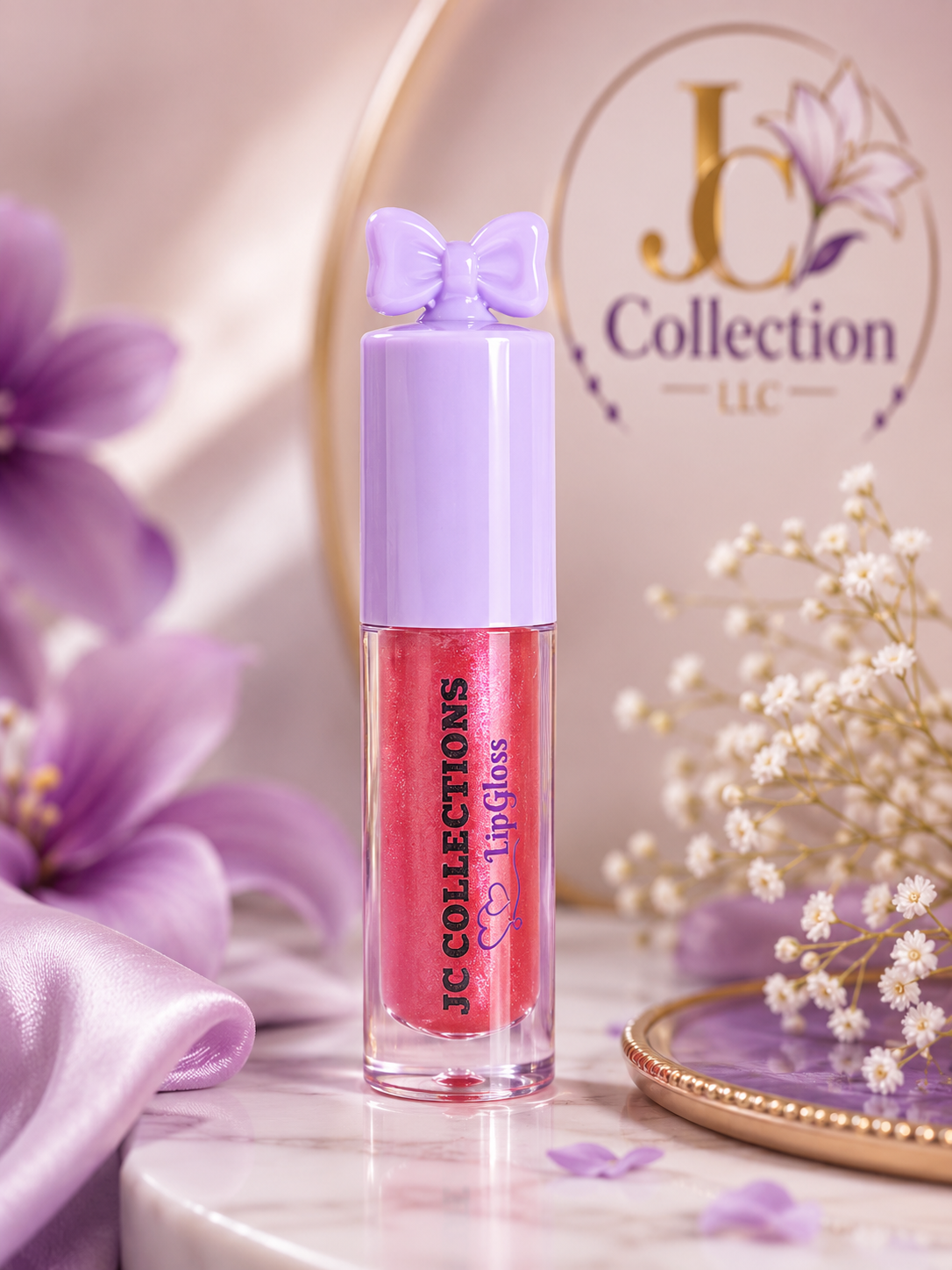 JC Collections Shimmer Lip Gloss – Pink GloW